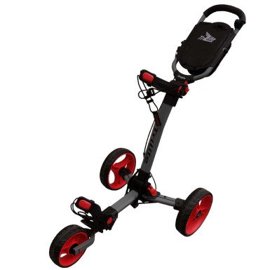 AXGLO - Chariot 3 roues Tri-Lite Gris Rouge