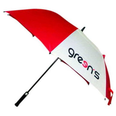 GREEN'S - Parapluie Logo GREENS Rouge/Blanc