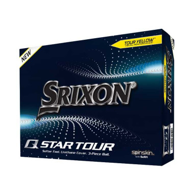 SRIXON - Balles de Golf Jaune Q-Star Tour