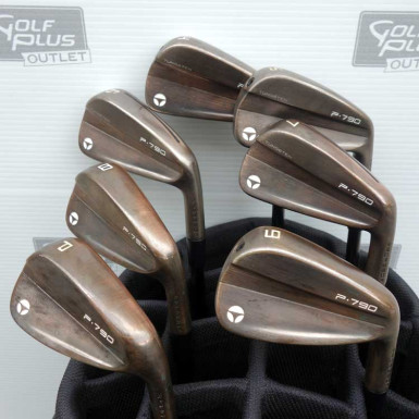 TAYLORMADE - Série de 7 fers P790 Copper Acier KBS Tour Lite Stiff