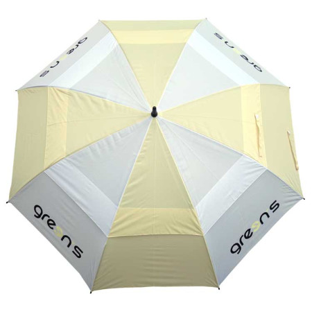 GREEN'S - Parapluie Logo GREENS Beige/Blanc