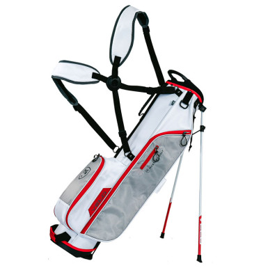 MASTERS - Sac Trépied Velo Bag SL650 Blanc/Gris/Rouge