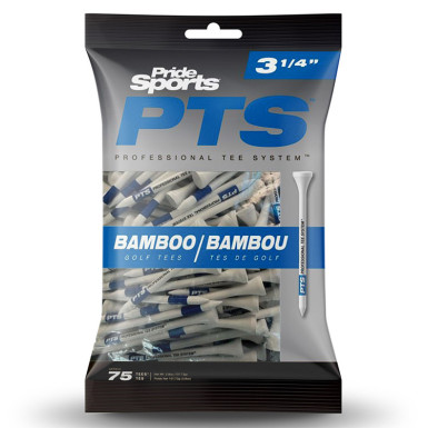 PRIDE PTS - Sachet de 75 Tees Bleus Bambou 83mm