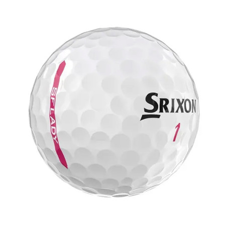 SRIXON - Balles de Golf Soft Feel Lady Blanche Logotées