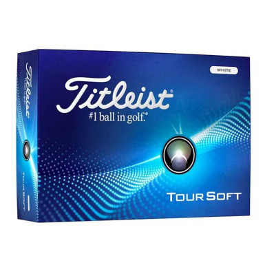 TITLEIST - Balles de Golf Tour Soft Blanc Logotées