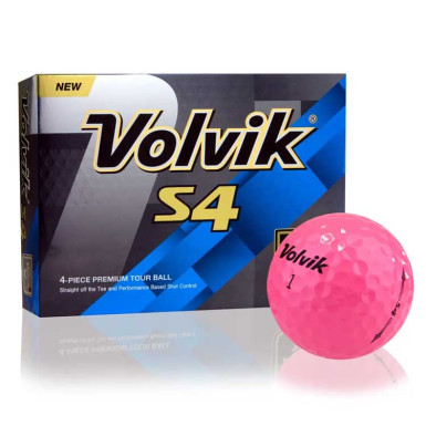 VOLVIK - Balles de Golf S-4 Rose